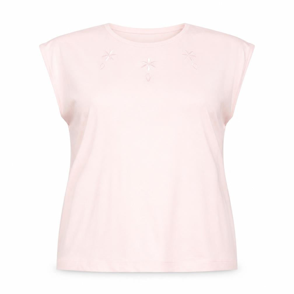 Womens UK Size 16 Littlewoods Pink Basic T-Shirt