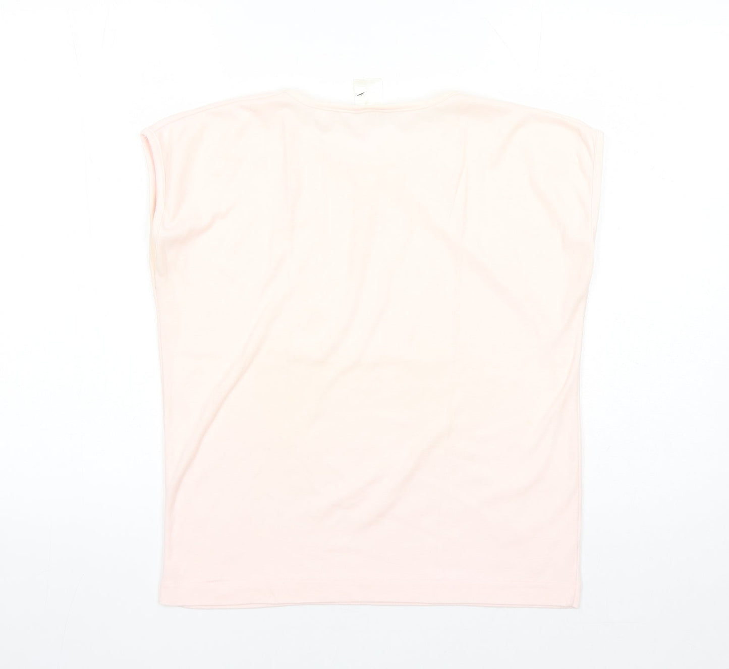 Womens UK Size 16 Littlewoods Pink Basic T-Shirt