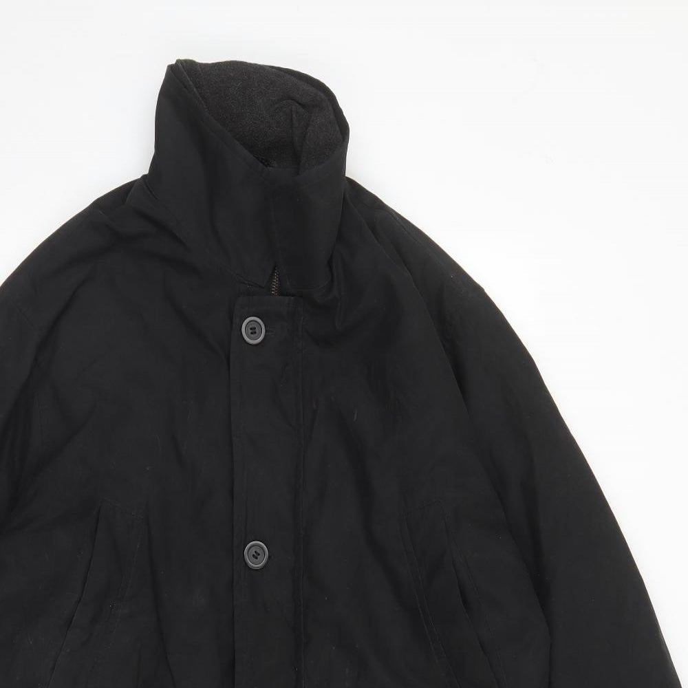 Mens UK Size S C&A Black Jacket