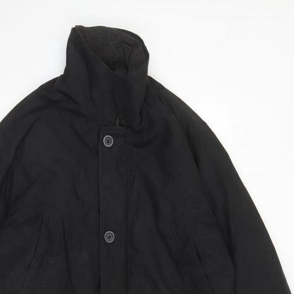 Mens UK Size S C&A Black Jacket