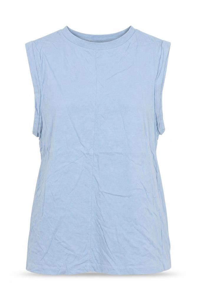 Womens UK Size 6 ASOS Blue Basic Tank