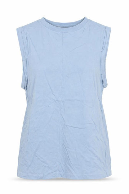 Womens UK Size 6 ASOS Blue Basic Tank