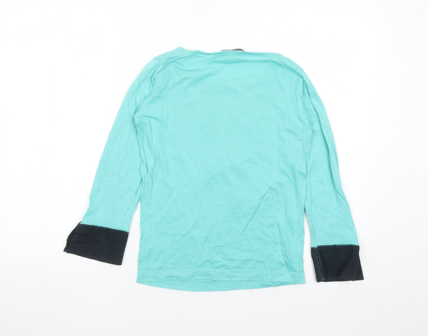 Womens UK Size S John Smedley Blue Pullover Jumper