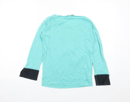 Womens UK Size S John Smedley Blue Pullover Jumper