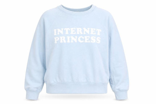 Forever 21 Womens Blue Cotton Pullover Sweatshirt Size S Pullover - Internet Princess