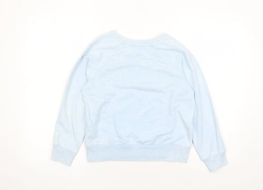 Womens UK Size S FOREVER 21 Blue Pullover Sweatshirt