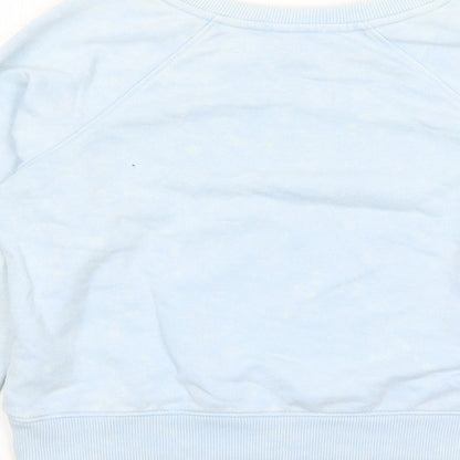 Womens UK Size S FOREVER 21 Blue Pullover Sweatshirt