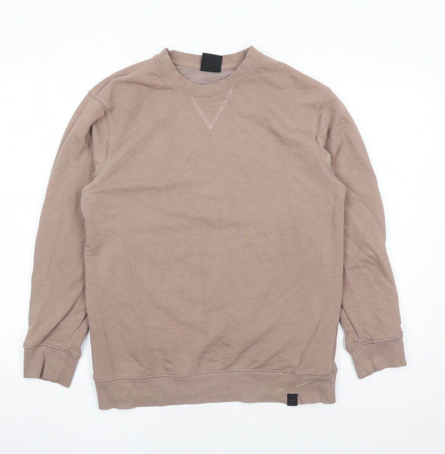 Mens UK Size S Pull&Bear Brown Pullover Sweatshirt