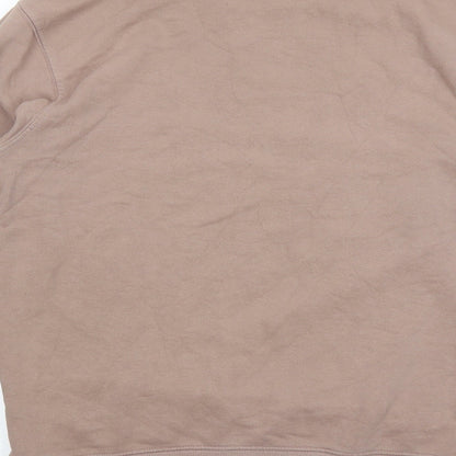 Mens UK Size S Pull&Bear Brown Pullover Sweatshirt