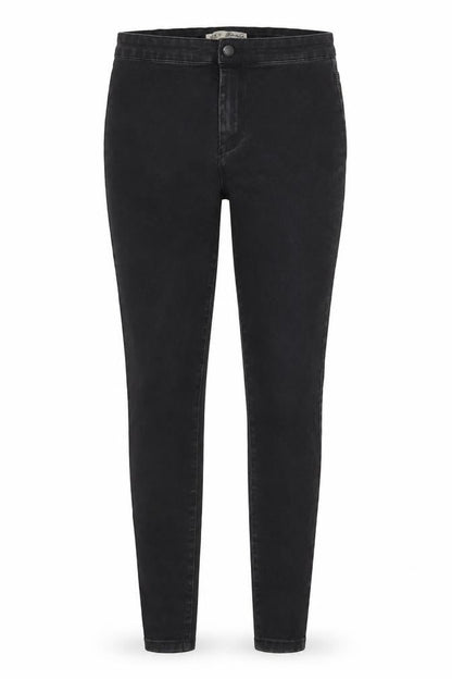 Denim & Co. Womens Black Polyester Skinny Jeans Size 10 L27 in Regular Zip