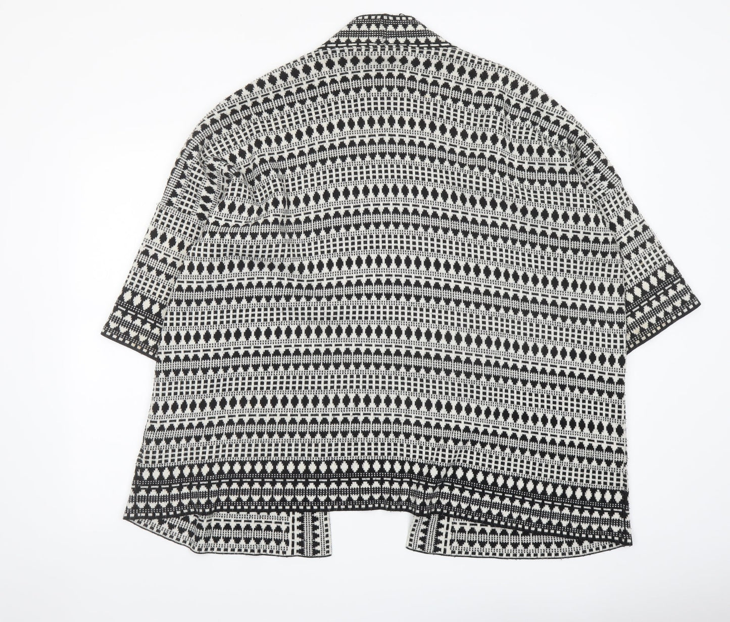 Womens UK Size M Warehouse Black Cardigan Jumper