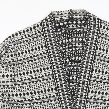 Womens UK Size M Warehouse Black Cardigan Jumper