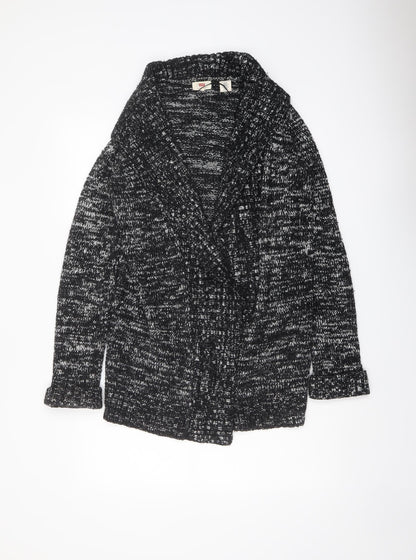 Levi's Womens Black V-Neck Acrylic Cardigan Jumper Size XS