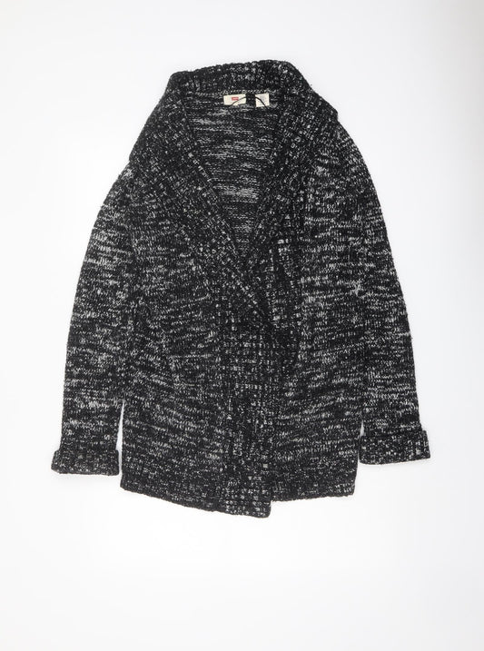 Levi's Womens Black V-Neck Acrylic Cardigan Jumper Size XS