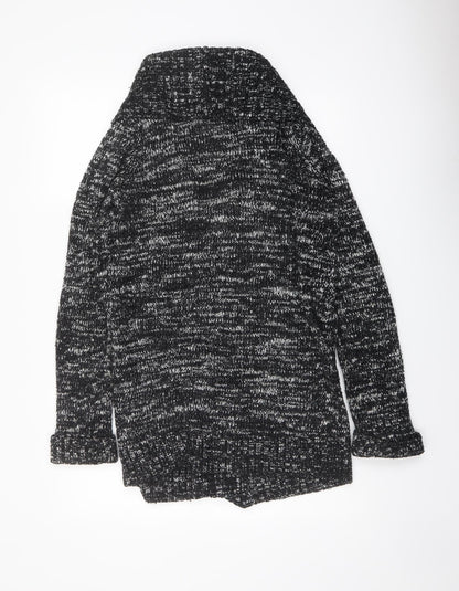 Levi's Womens Black V-Neck Acrylic Cardigan Jumper Size XS