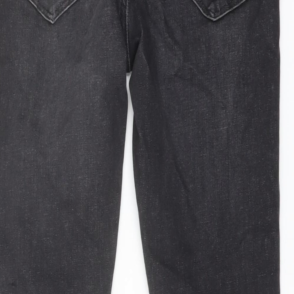 Miss se# Womens Grey Cotton Skinny Jeans Size 10 L20 in Regular Button