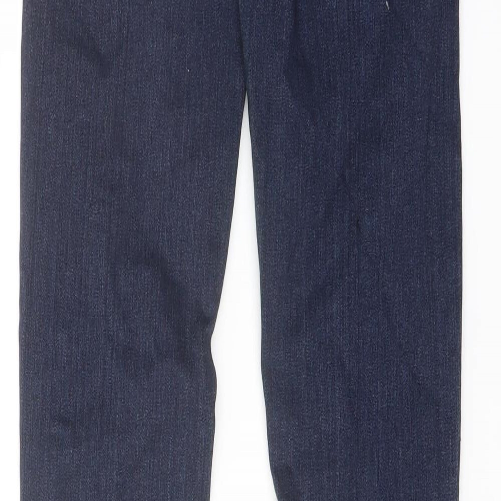 Womens UK Size 23 in Paige Regular Fit Skinny Blue Jeans