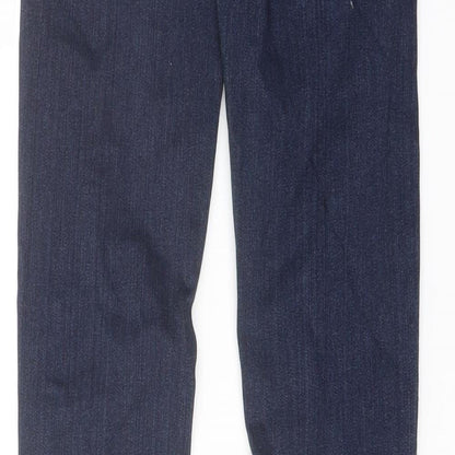 Womens UK Size 23 in Paige Regular Fit Skinny Blue Jeans