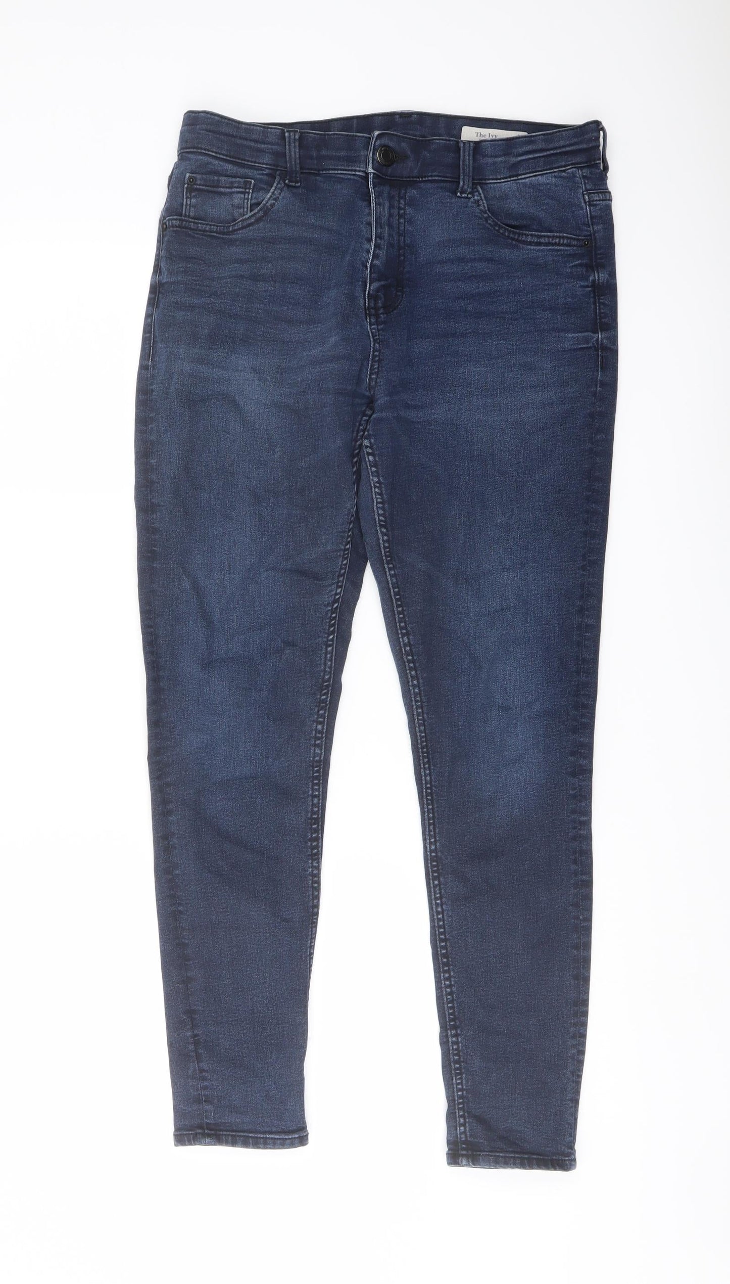 Womens UK Size 12 Marks and Spencer Regular Fit Skinny Blue Jeans