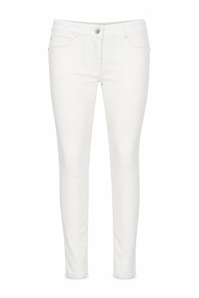 Womens UK Size 12 NEXT Regular Fit Skinny White Jeans