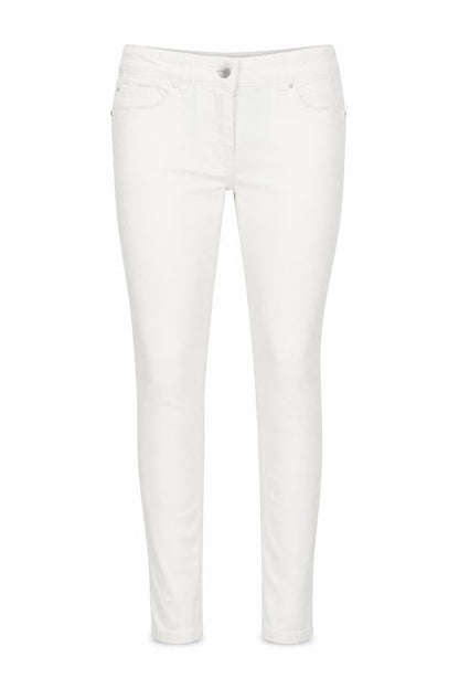 Womens UK Size 12 NEXT Regular Fit Skinny White Jeans