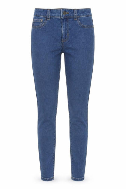 Womens UK Size 8 Denim & Co. Regular Fit Skinny Blue Jeans