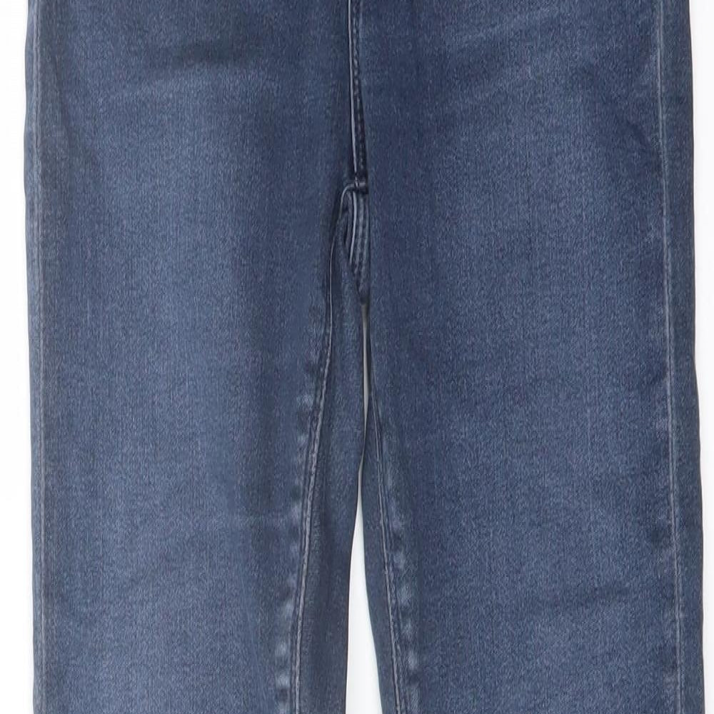 ASOS Womens Blue Cotton Skinny Jeans Size 26 in L32 in Regular Button