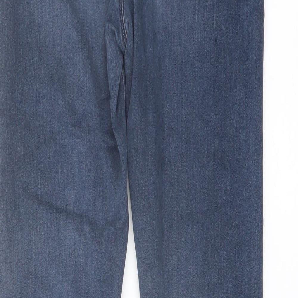 ASOS Womens Blue Cotton Skinny Jeans Size 26 in L32 in Regular Button