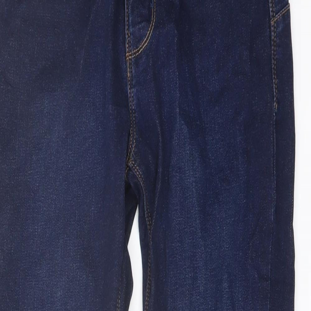 Envy Womens Blue Cotton Skinny Jeans Size 10 L27 in Regular Button