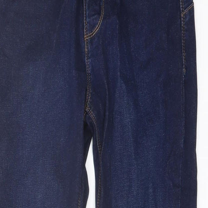 Envy Womens Blue Cotton Skinny Jeans Size 10 L27 in Regular Button