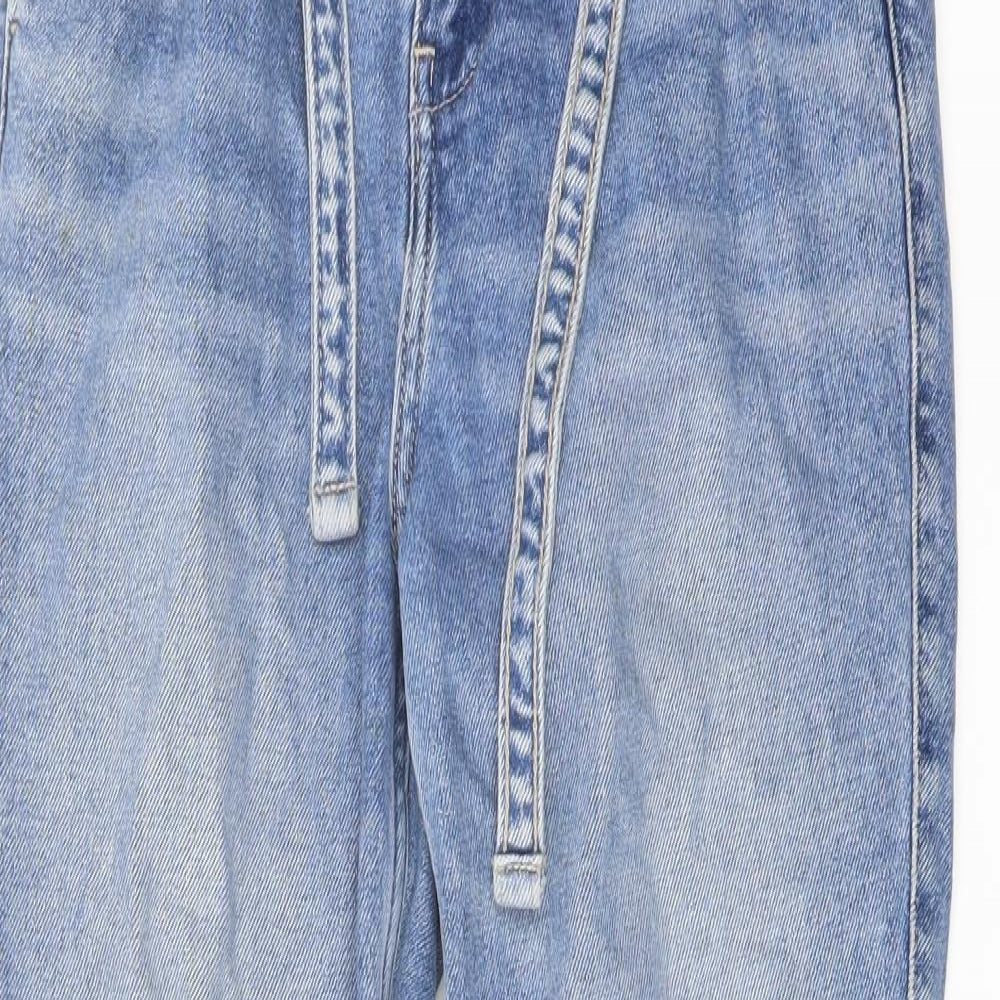 Hollister Womens Blue Cotton Mom Jeans Size 24 in L27 in Regular Button