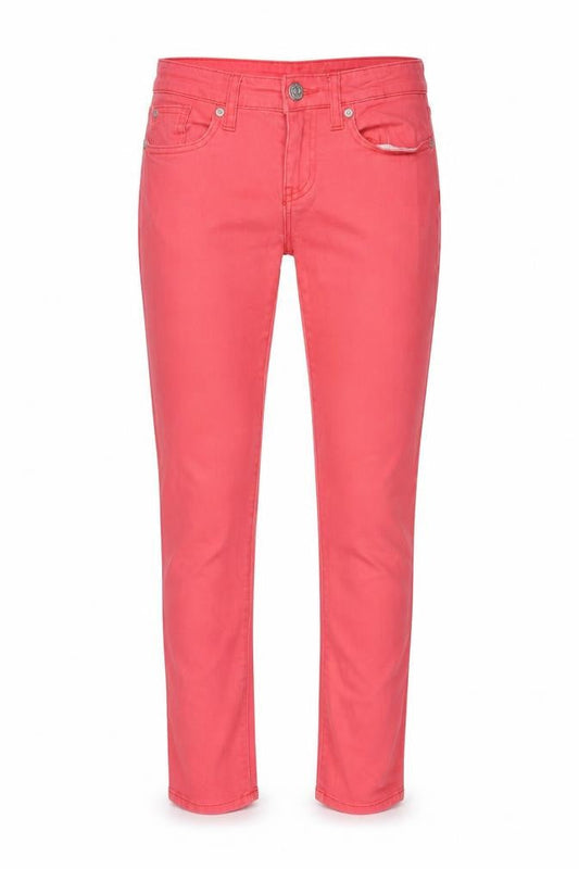 Gap Womens Pink Cotton Straight Jeans Size 28 in L27 in Regular Button