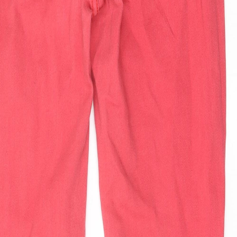 Gap Womens Pink Cotton Straight Jeans Size 28 in L27 in Regular Button