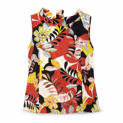 Womens UK Size 12 Amaryllis Multicoloured Camisole Blouse