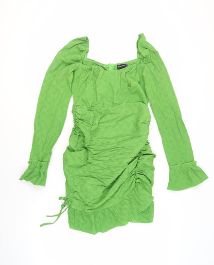 PrettyLittleThing Women’s Green Bodycon Dress, Size 12