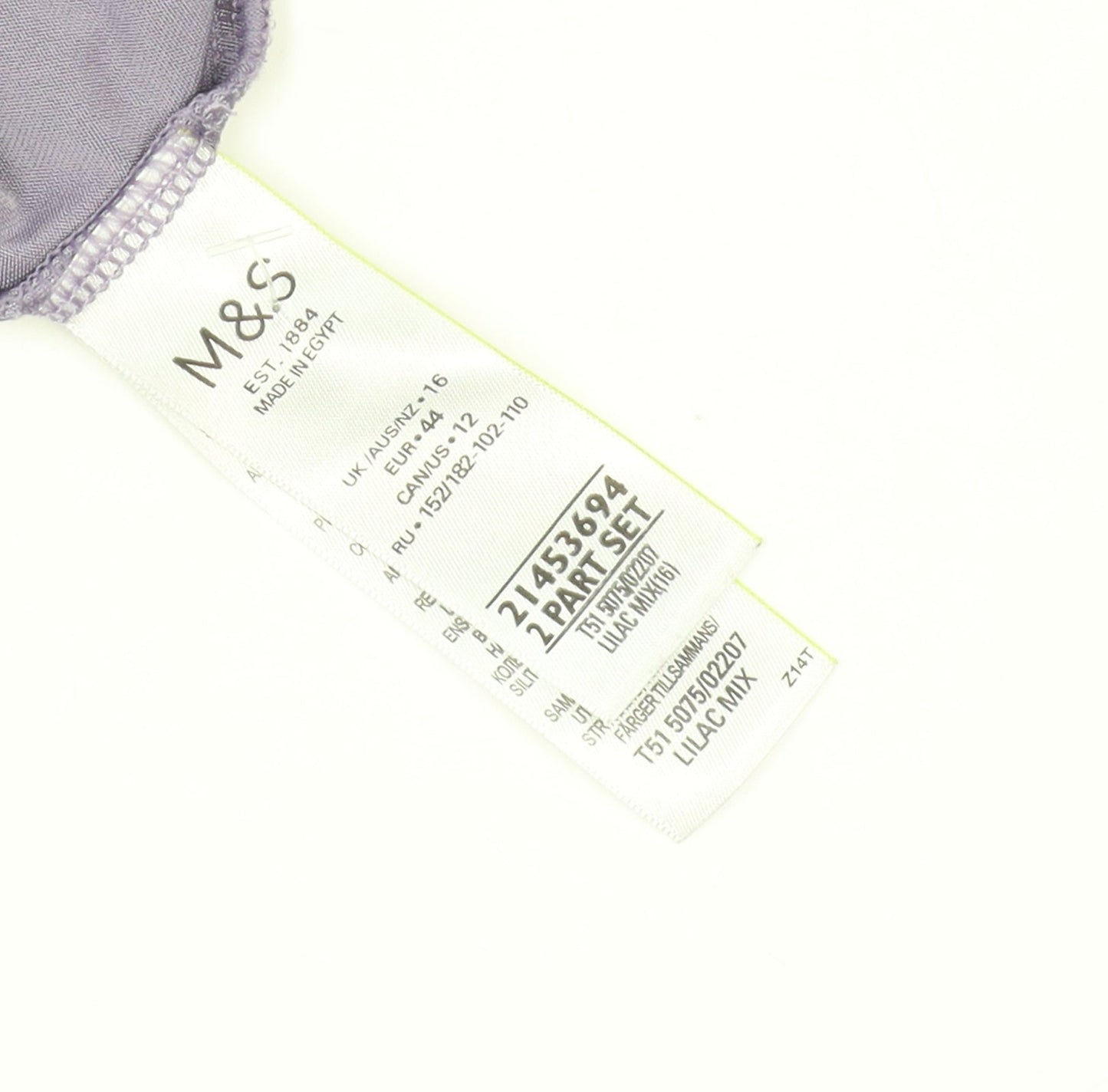 Marks and Spencer Womens Purple Tank Top, Activewear Size 16