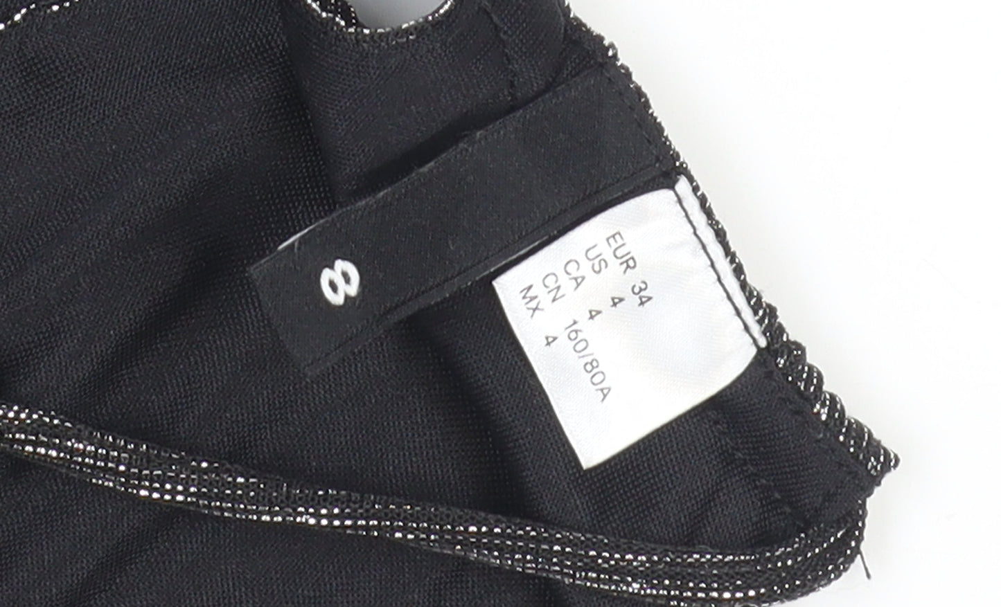 Womens UK Size 6 H&M Black  Tank