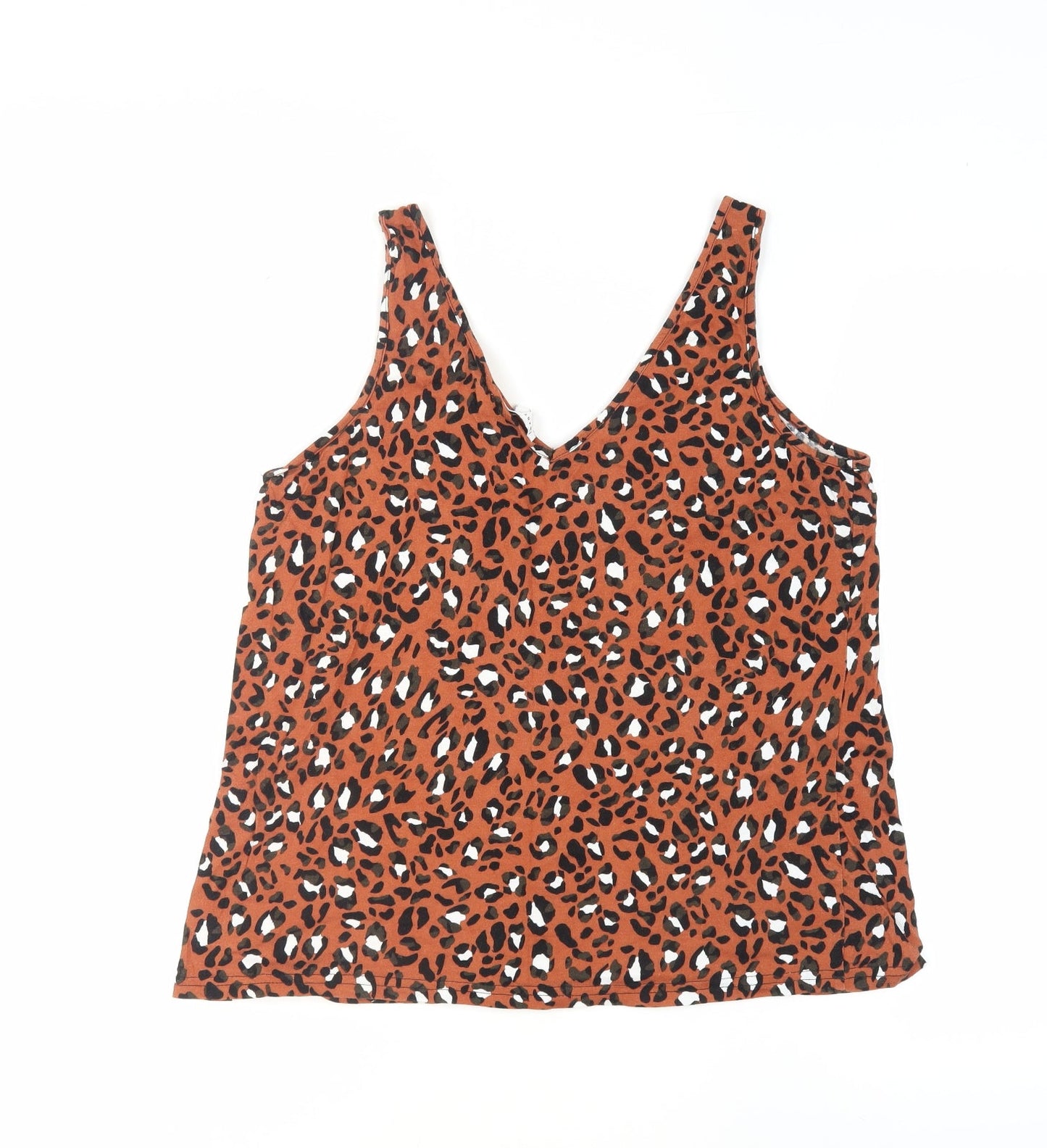 Womens UK Size 14 Warehouse Multicoloured Camisole Tank