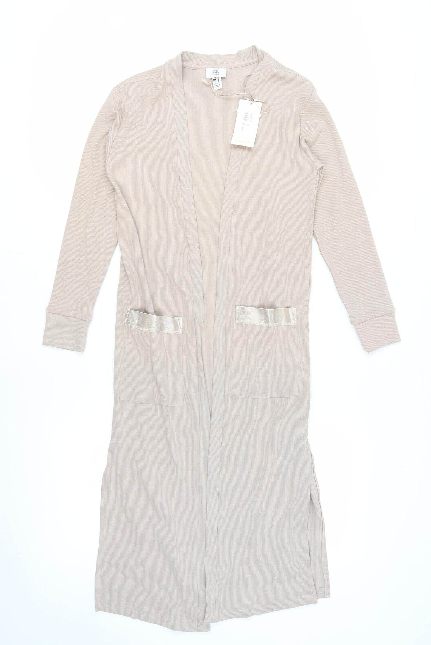 Womens UK Size S River Island Beige Basic Jacket