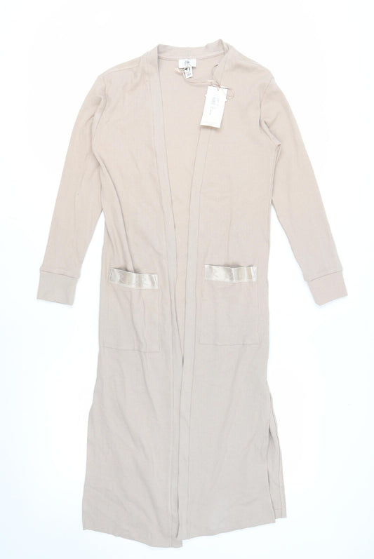 Womens UK Size S River Island Beige Basic Jacket