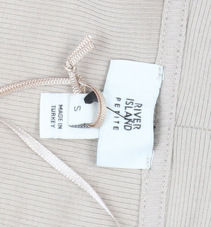 Womens UK Size S River Island Beige Basic Jacket
