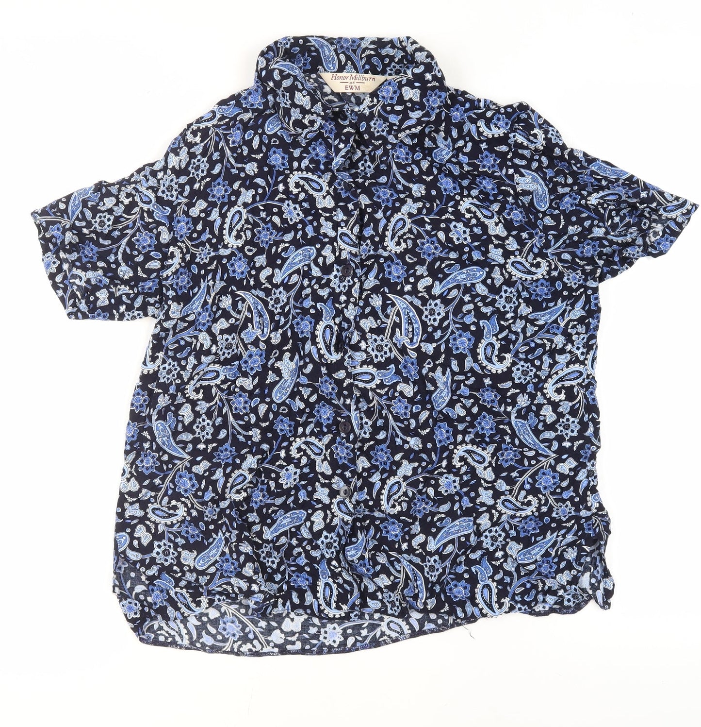Womens UK Size 18 Honor Millburn Blue  Button-Up
