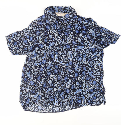 Womens UK Size 18 Honor Millburn Blue  Button-Up