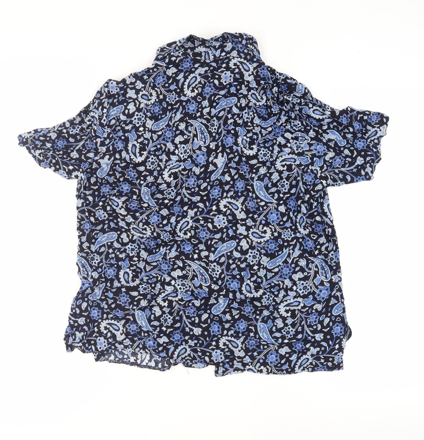 Womens UK Size 18 Honor Millburn Blue  Button-Up