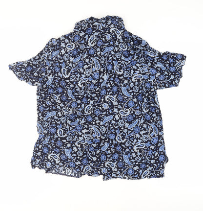 Womens UK Size 18 Honor Millburn Blue  Button-Up