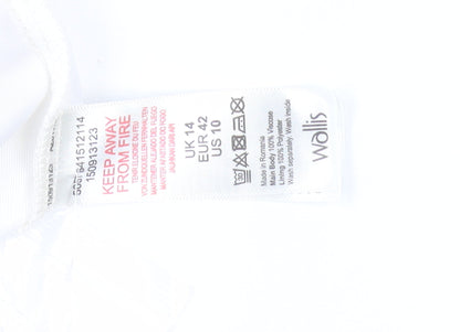 Wallis Women's Multicoloured Shift Dress Size 14