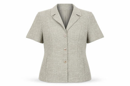 Perrie Women's Beige Collared Shirt Size 18