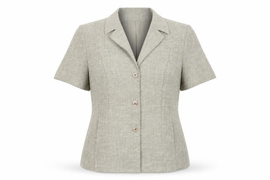 Perrie Women's Beige Collared Shirt Size 18