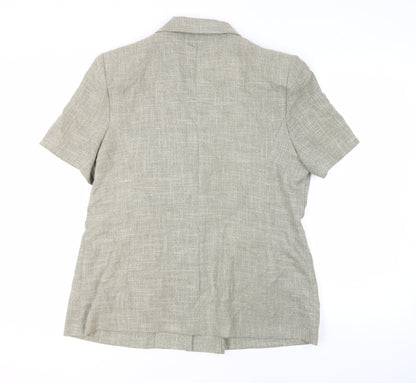 Perrie Women's Beige Collared Shirt Size 18