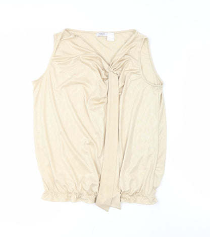 Womens UK Size 14 La Redoute Beige  Blouse